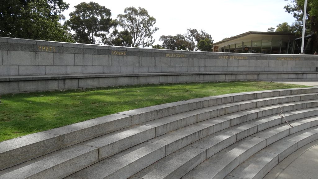 Détail du monument de la guerre 14-18 dans Kings Park