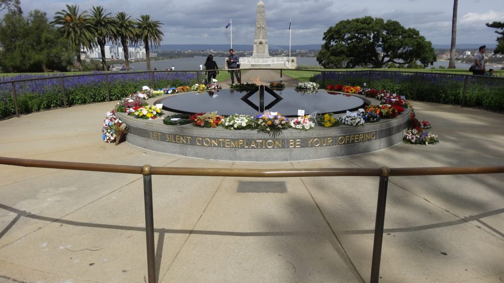 Le monument de la guerre 14-18 dans Kings Park