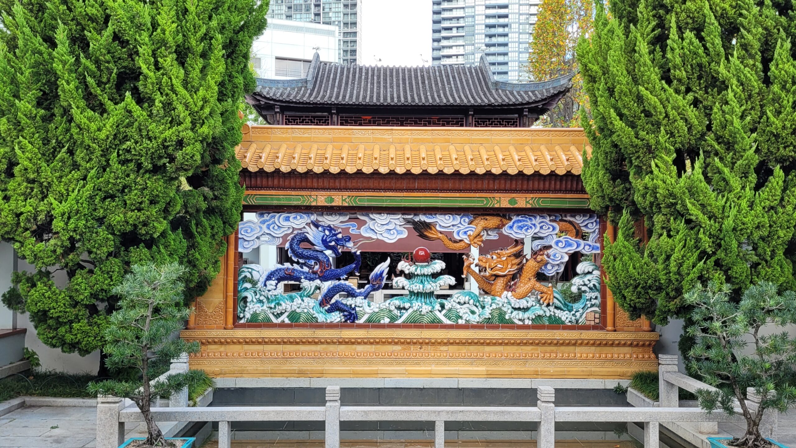 Dans le jardin Chinois