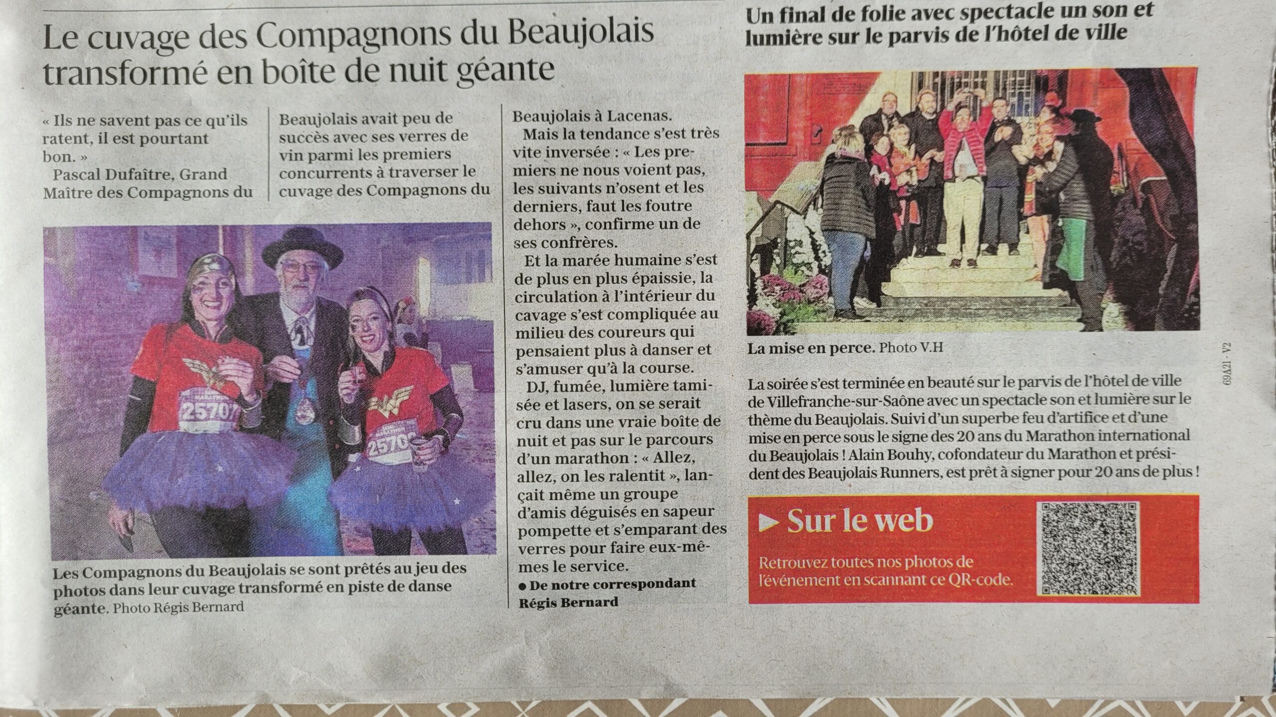 L'article dans Le Progrès du dimanche 24 novembre