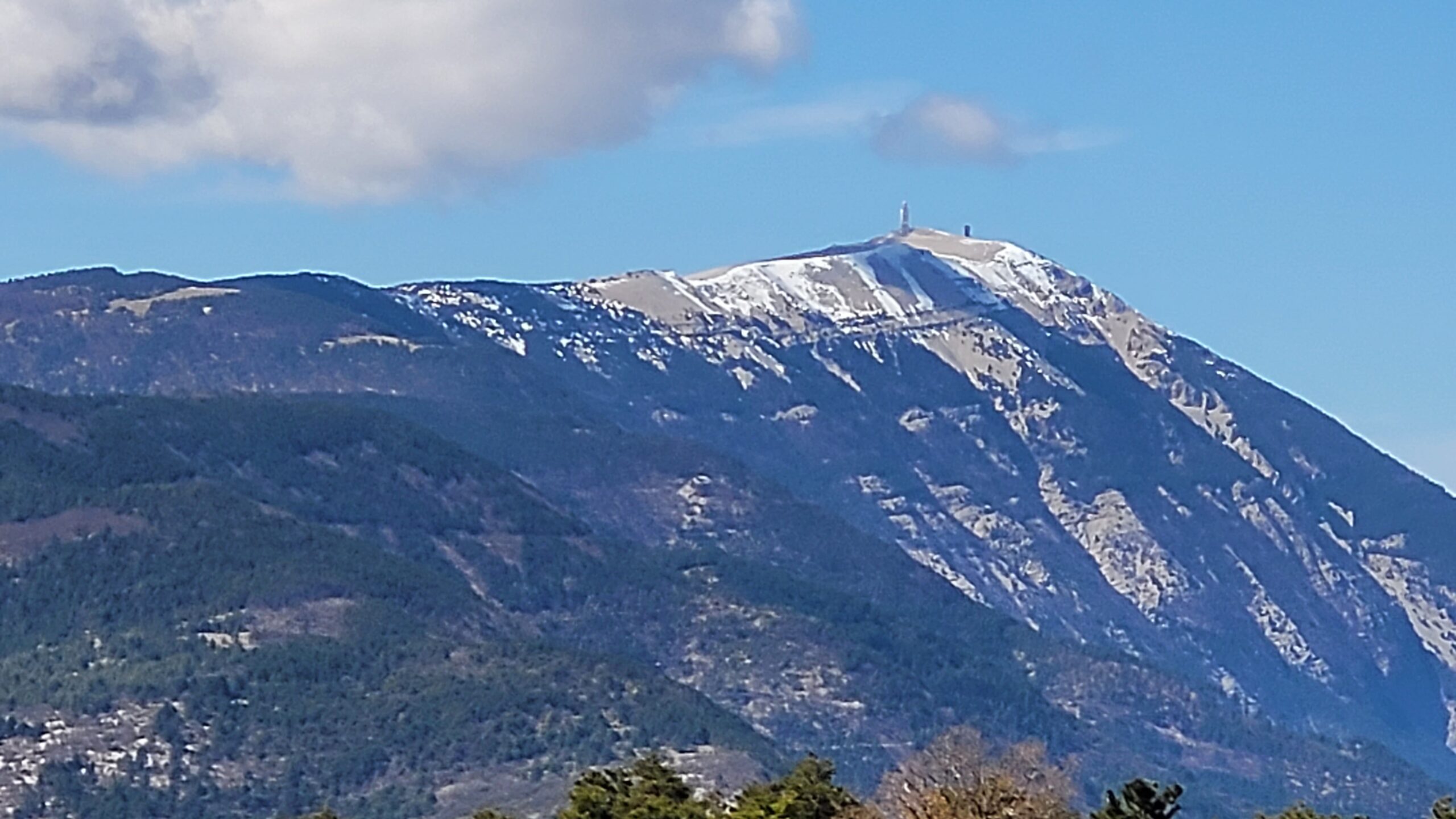 Le mont Ventoux côté est