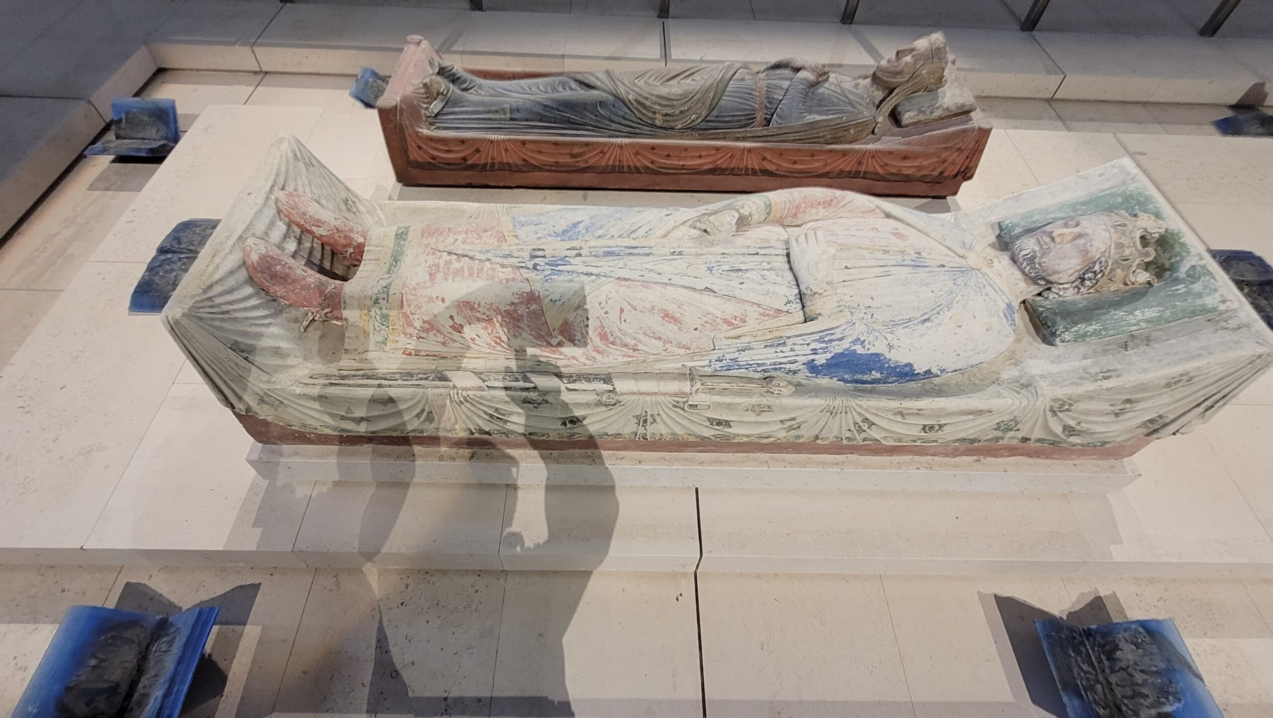 Le gisant de Richard Coeur de Lion dans l'Abbatiale de Fontevraud