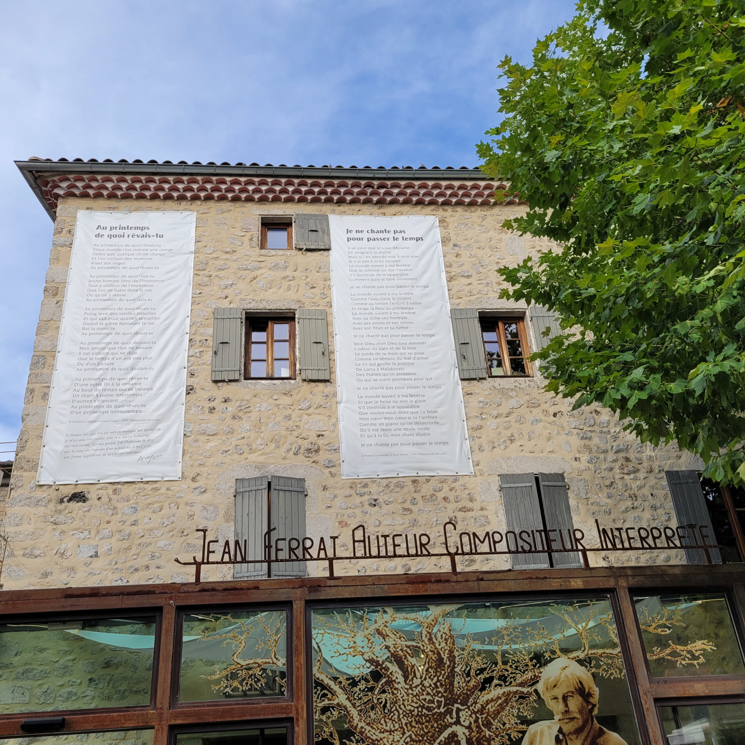 Le musée Jean Ferrat à Antraigues sur Volane
