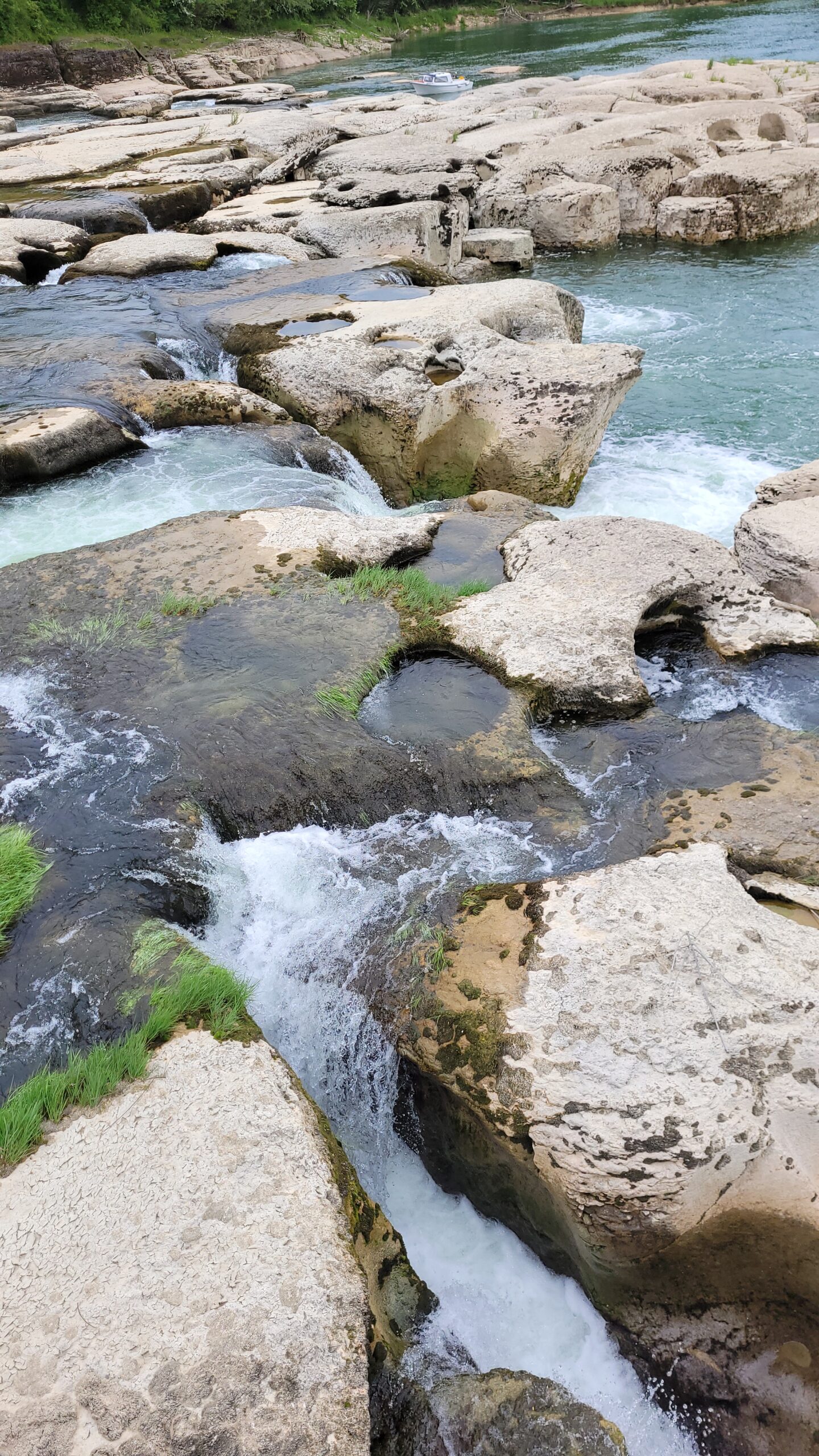 Les marmites à Pont de Poitte