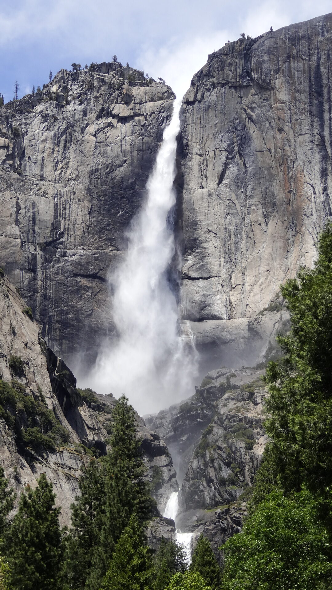 La grande cascade de Yosemite
