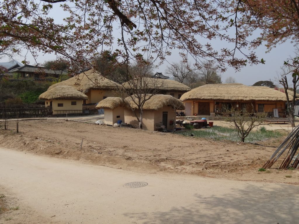 Le village Coréen traditionnel d'Hahoe près d'Andong.