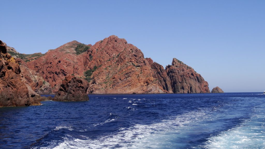 En bateau à Scandola