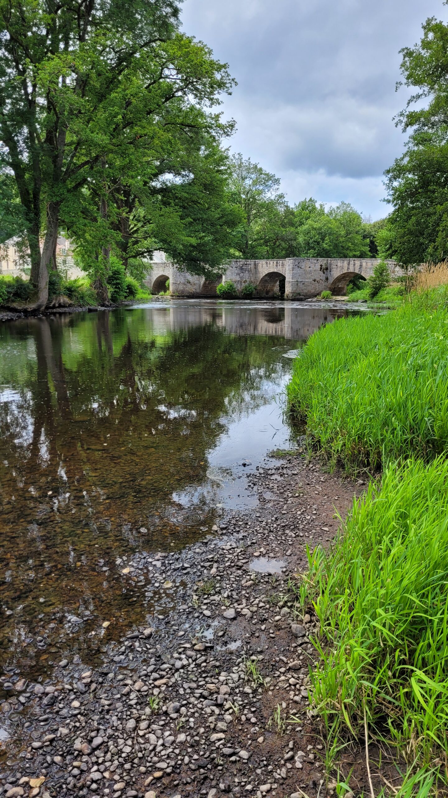 Le pont sur la Creuse au Moutier d'Ahun