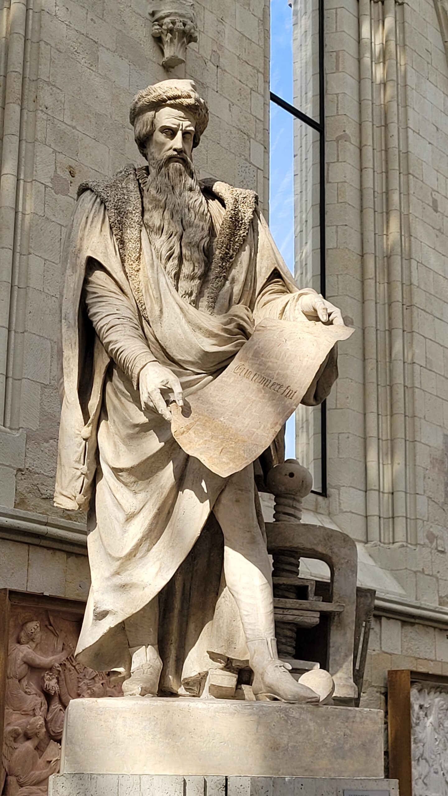 La statue de Gutenberg