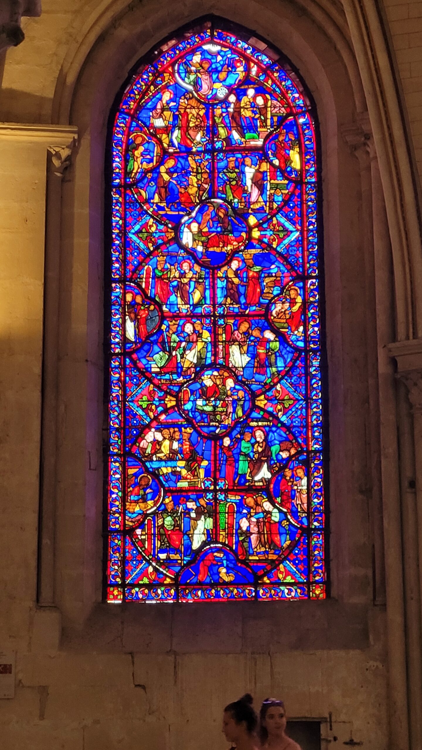 Un vitrail de la Cathédrale de Bourges