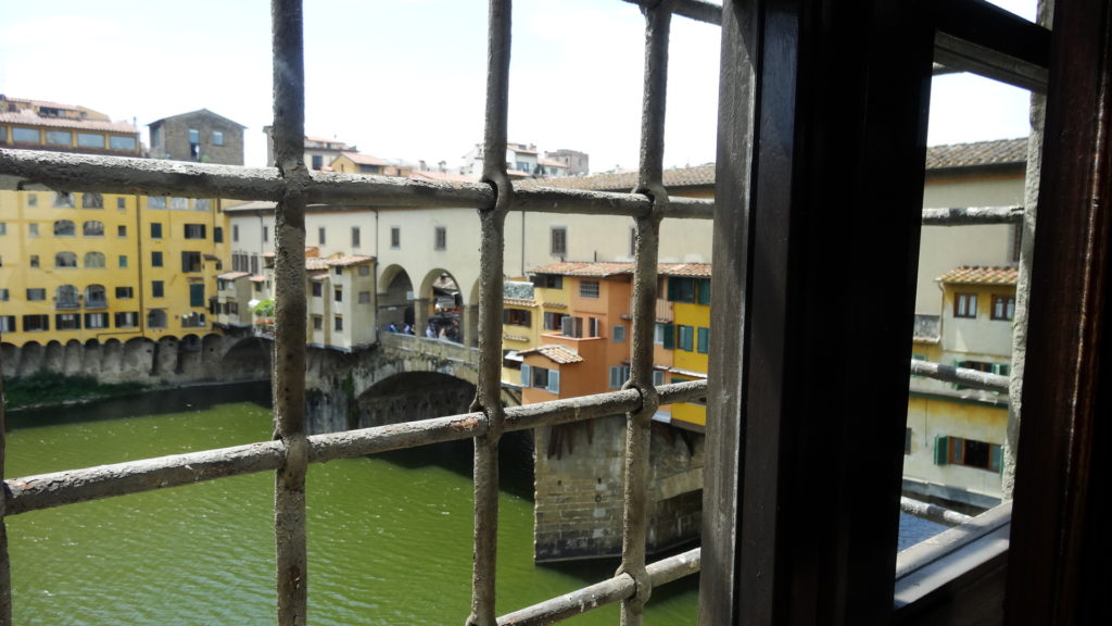 Le Ponte Vecchio vu depuis le Corridoio Vasariano