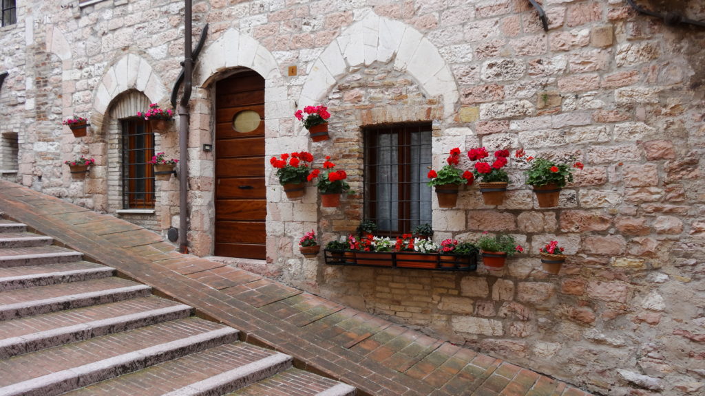 Dans une ruelle à Assise