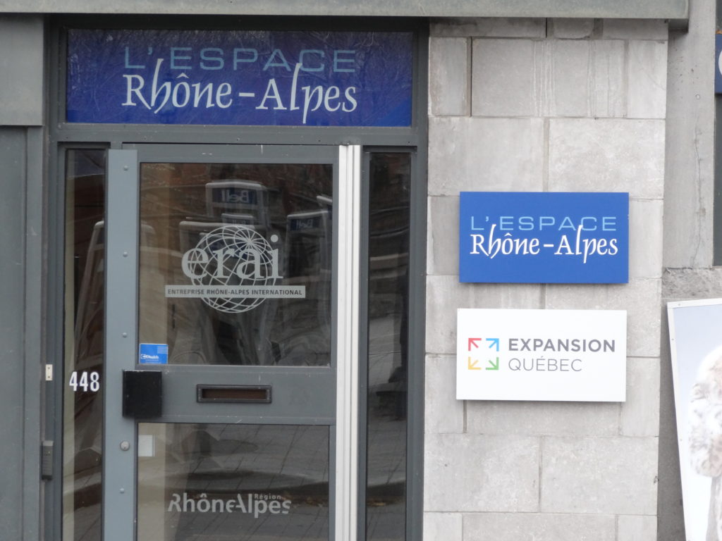 Il y a des relations fortes entre Lyon, la région Rhône-Alpes et Montréal