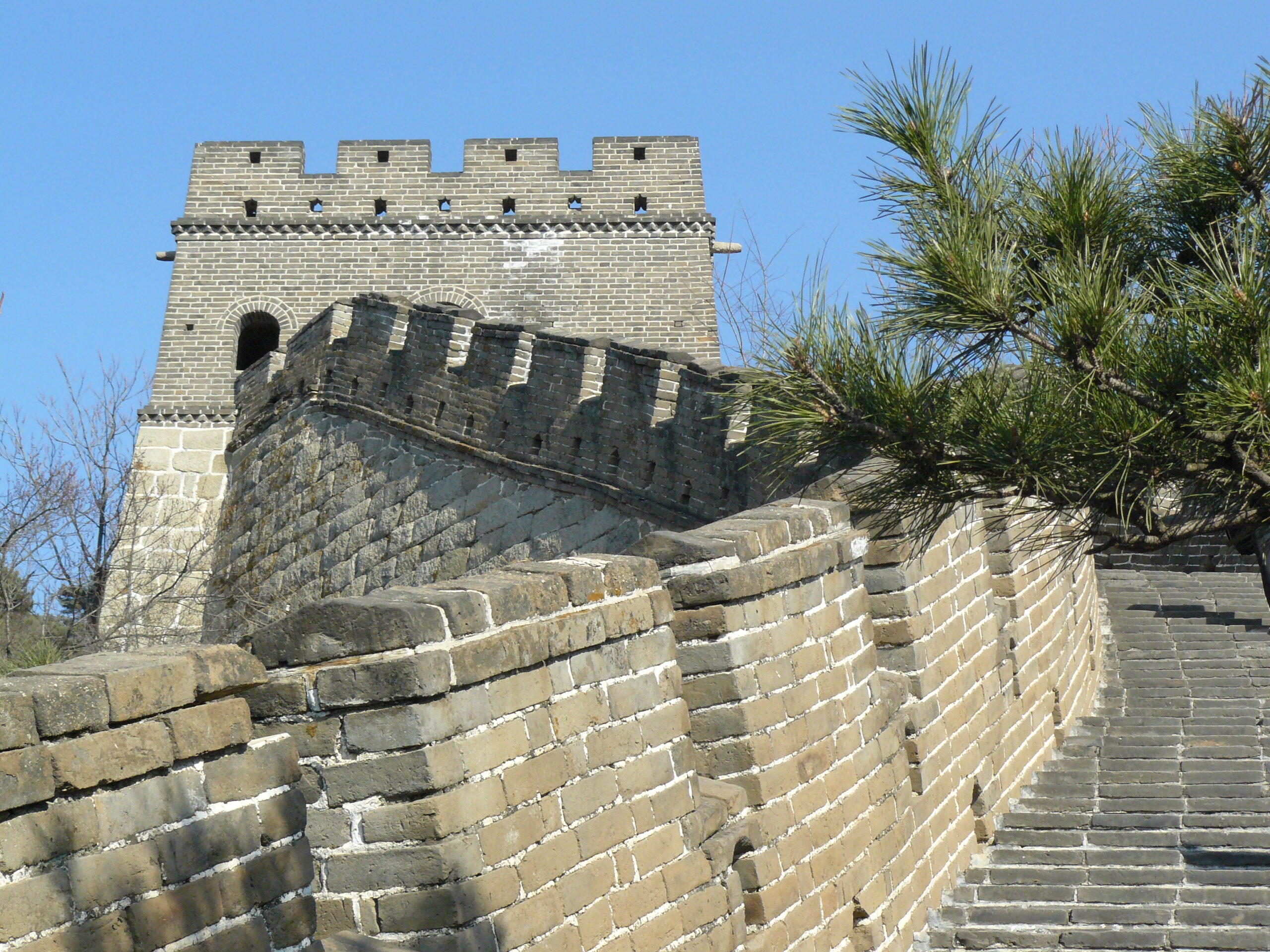 Une vue sur un fortin de la Grande Muraille