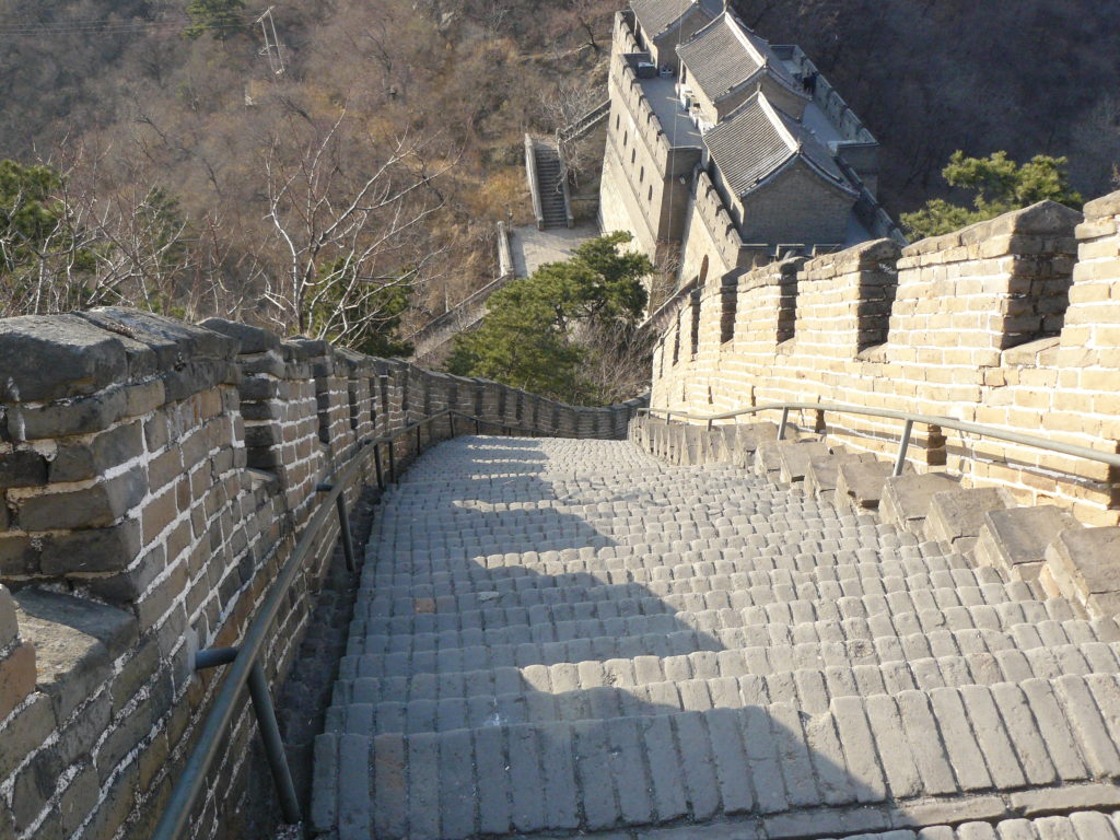 Une vue sur un fortin de la Grande Muraille