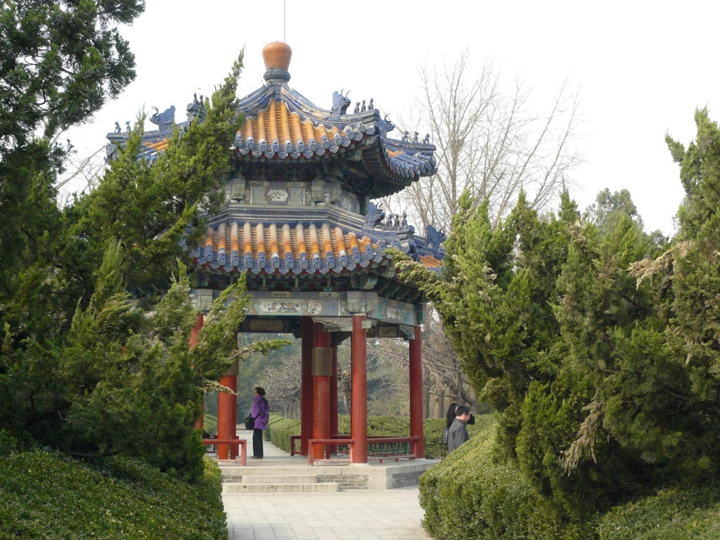 Un kiosque dans le parc du Temple du Ciel