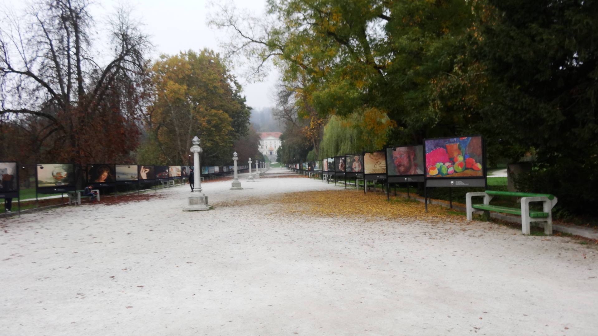 La Promenade Jakopič dans le parc Tivoli