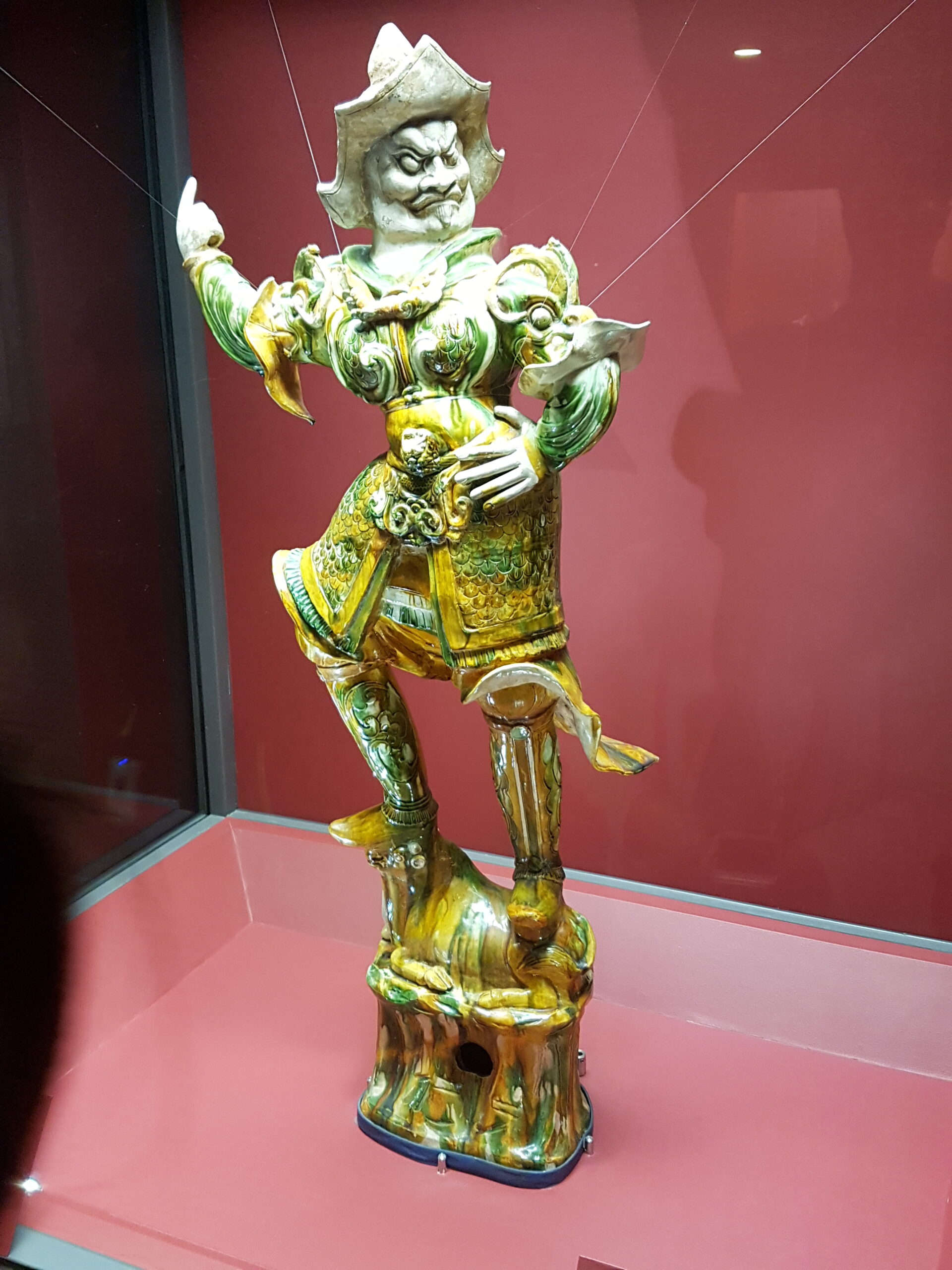 Statuette chinoise dans le musée de Taipei