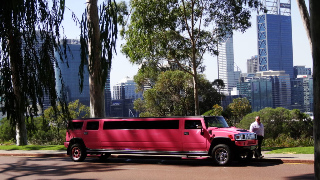 Une limousine dans King's Park.