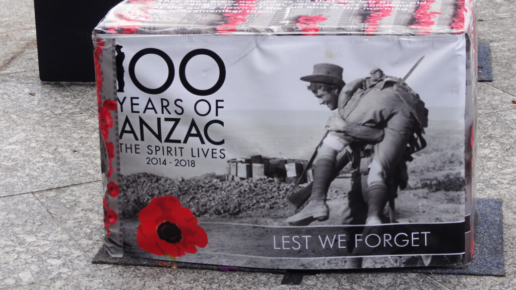 Pour les Australiens, le souvenir de la grande guerre est très vivace.
