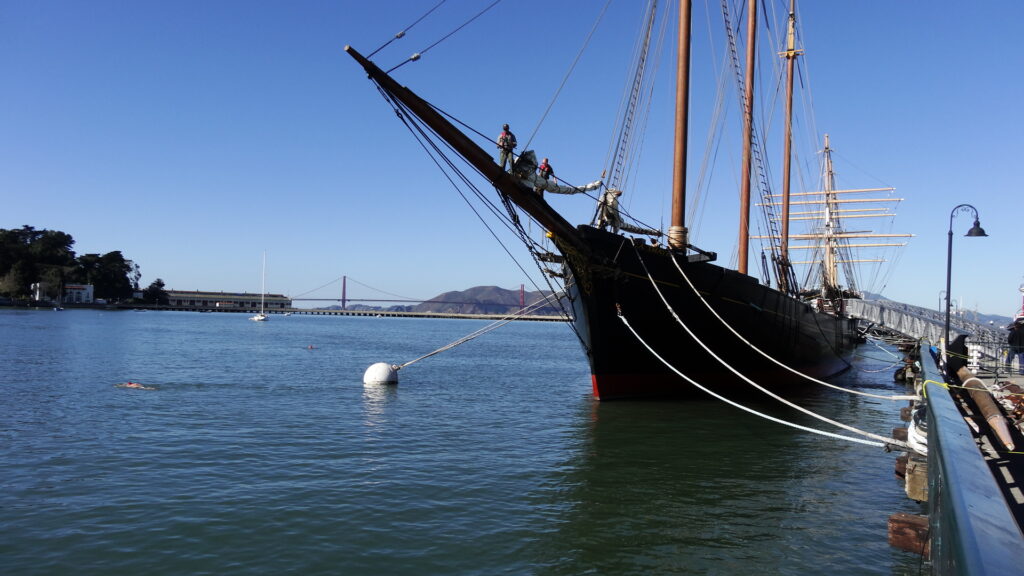 San Francisco - Bateau et Golden Gate Bridge