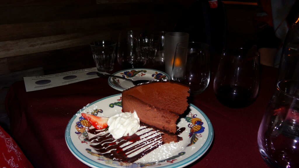 San Francisco - Les desserts : gâteau au chocolat