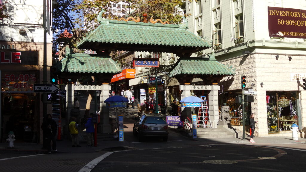 San Francisco - L'entrée du quartier chinois