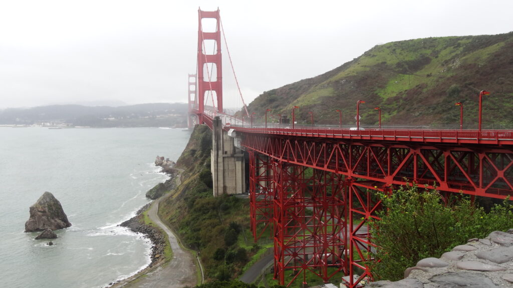 San Francisco - Le Golden Gate Bridge vu du nord