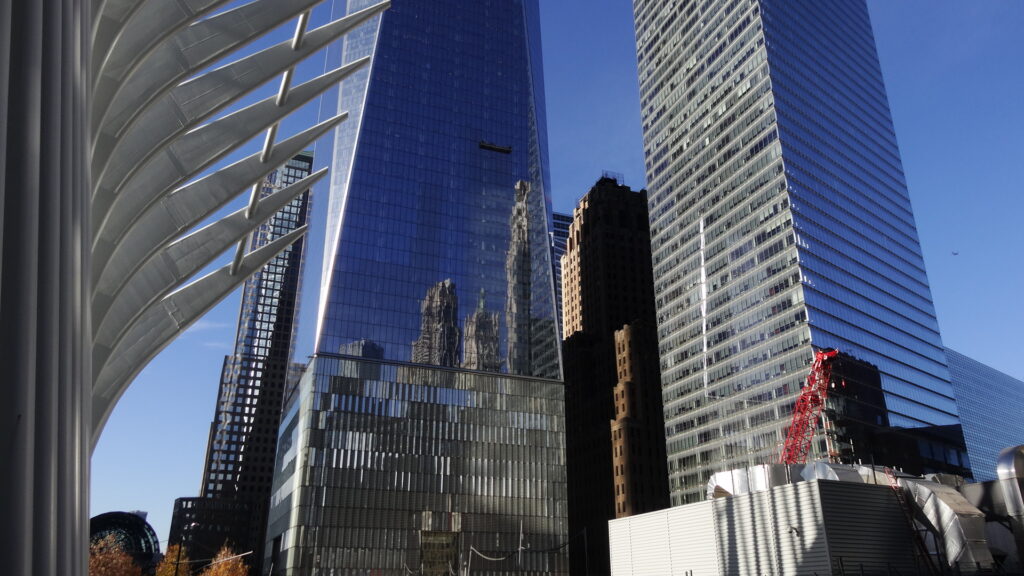 Reflets sur le One Word Trade Center